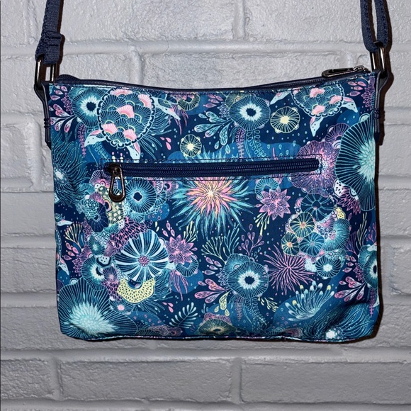 ๐ข Sakroots Basic Crossbody Bag in Royal Blue Seascape. Like new! - Picture 4 of 16